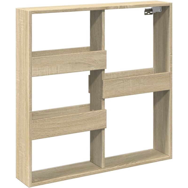 Vidaxl - Wall Cabinet Sonoma Oak 80x15x80 cm Engineered Wood