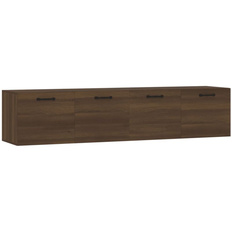 Vidaxl - Wall Cabinets 2 pcs Brown Oak 60x36.5x35 cm Engineered Wood