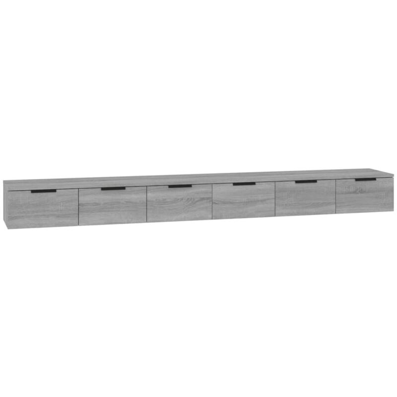 Vidaxl - Wall Cabinets 2 pcs Grey Sonoma 102x30x20 cm Engineered Wood