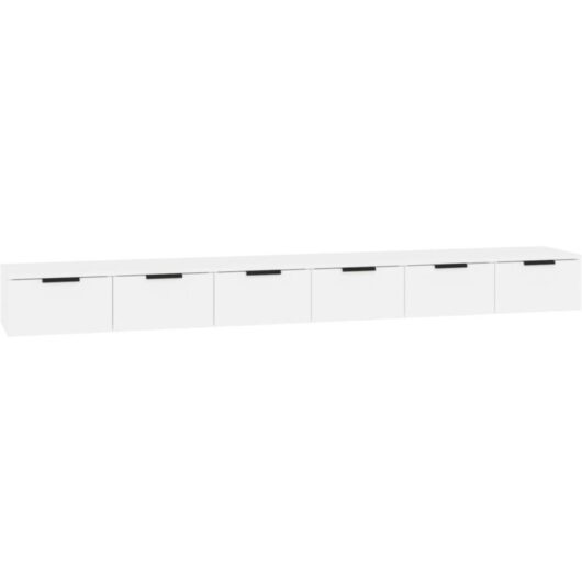 Vidaxl - Wall Cabinets 2 pcs White 102x30x20 cm Engineered Wood