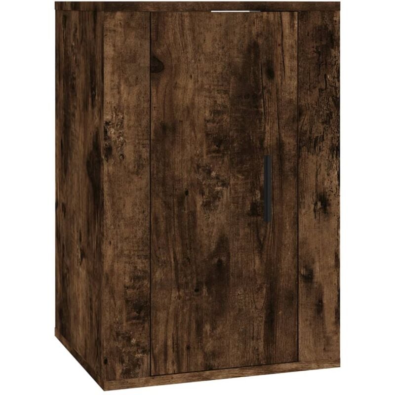 Vidaxl - Wall Mounted tv Cabinet Smoked Oak 40x34.5x60 cm