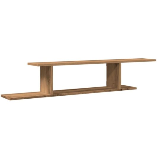 Vidaxl - Wall-Mounted tv Shelf Artisan Oak 125x18x23 cm Engineered Wood