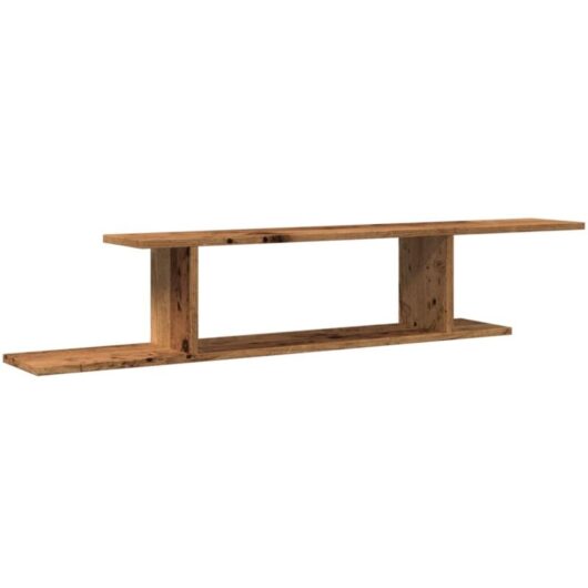 Vidaxl - Wall-Mounted tv Shelf Old Wood 125x18x23 cm Engineered Wood