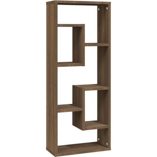 Vidaxl - Wall Shelf Brown Oak 36x16x90 cm Engineered Wood