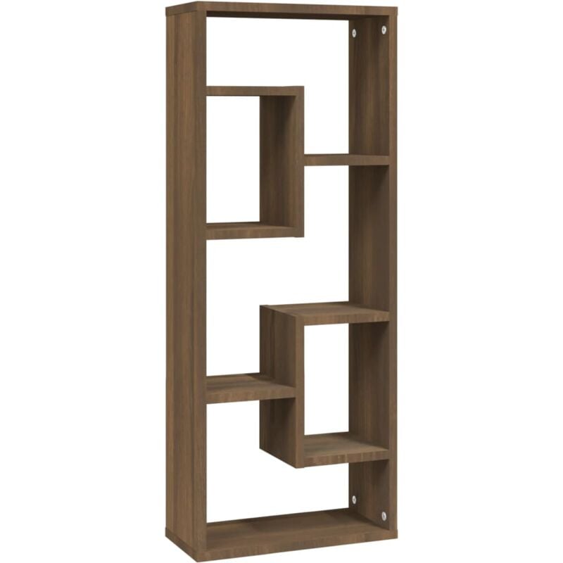 Vidaxl - Wall Shelf Brown Oak 36x16x90 cm Engineered Wood