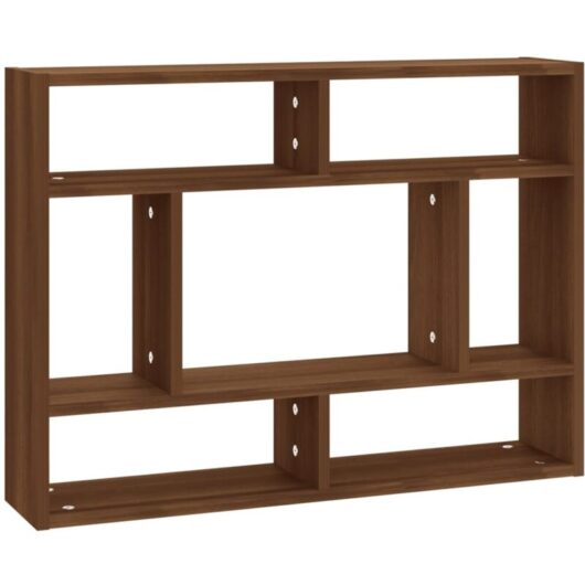 Vidaxl - Wall Shelf Brown Oak 75x16x55 cm Engineered Wood