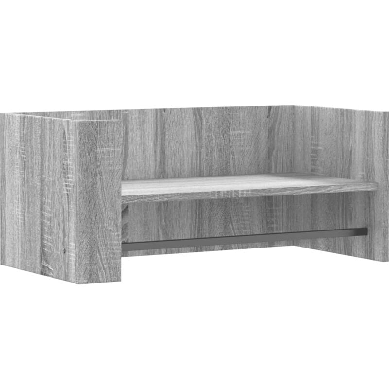 Vidaxl - Wall Shelf Grey Sonoma 70.5x35x30.5 cm Engineered Wood