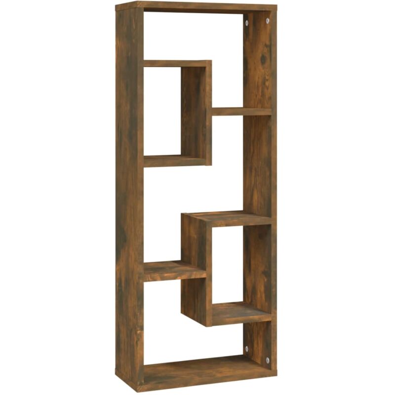 Vidaxl - Wall Shelf Smoked Oak 36x16x90 cm Engineered Wood
