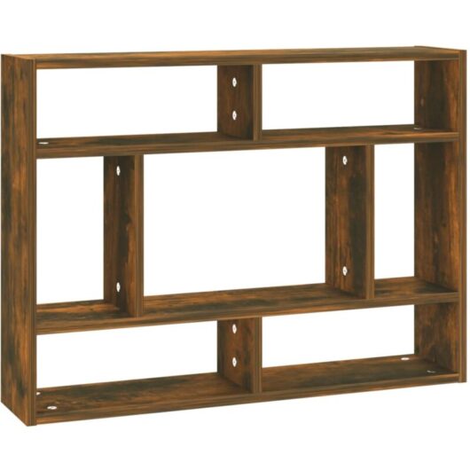 Vidaxl - Wall Shelf Smoked Oak 75x16x55 cm Engineered Wood