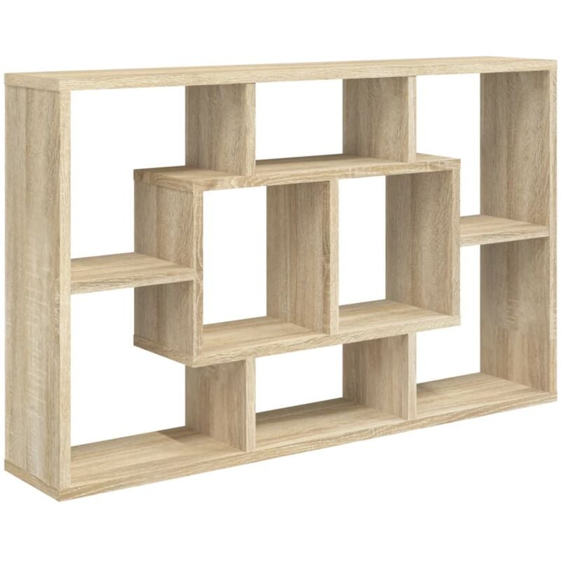 Vidaxl - Wall Shelf Sonoma Oak 85x16x52.5 cm Engineered Wood