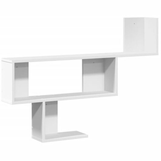 Vidaxl - Wall Shelf White 100x15x70 cm Engineered Wood
