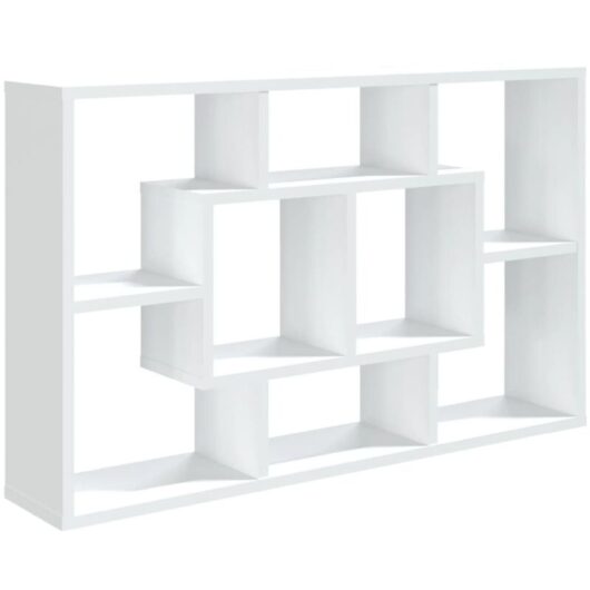 Vidaxl - Wall Shelf White 85x16x52.5 cm Engineered Wood