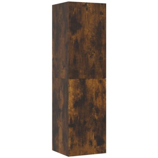 Vidaxl - Wall-mounted tv Cabinet Smoked Oak 30.5x30x110 cm