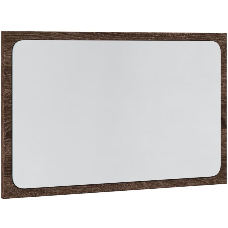 Vidaxl - led Bathroom Mirror Brown Oak 60x8.5x38 cm Engineered Wood