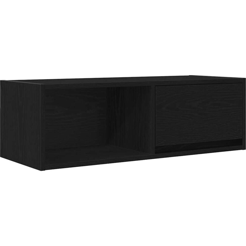 Vidaxl - tv Cabinet Black Oak 80x31x25.5 cm Engineered Wood