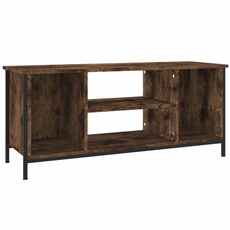 Vidaxl - tv Cabinet Smoked Oak 102x35x45 cm Engineered Wood