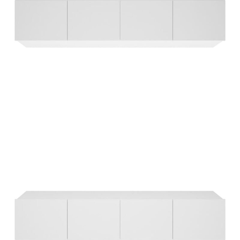 Vidaxl - tv Cabinets 4 pcs White 80x30x30 cm Engineered Wood