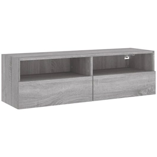 Vidaxl - tv Wall Cabinet Grey Sonoma 100x30x30 cm Engineered Wood