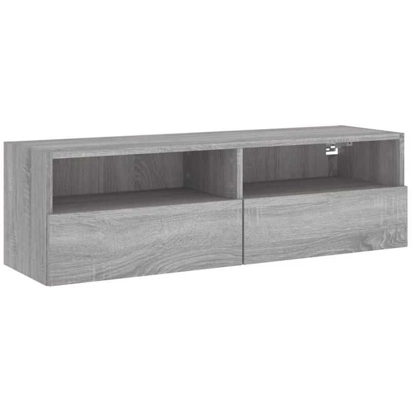 Vidaxl - tv Wall Cabinet Grey Sonoma 100x30x30 cm Engineered Wood