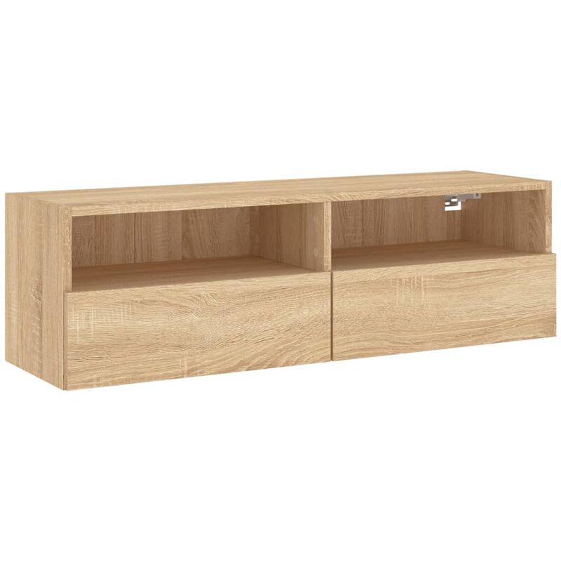 Vidaxl - tv Wall Cabinet Sonoma Oak 100x30x30 cm Engineered Wood