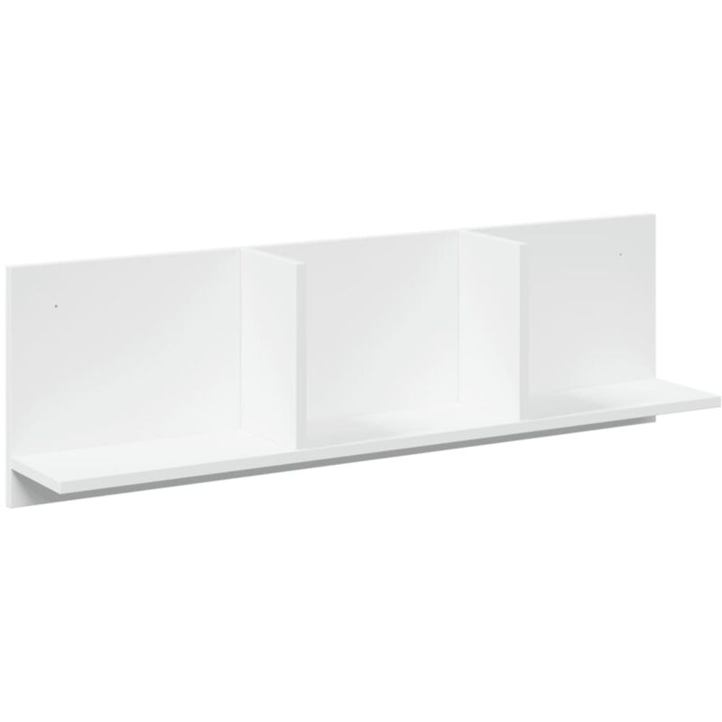 Wall Cabinet 100x16.5x30 cm White Engineered Wood vidaXL