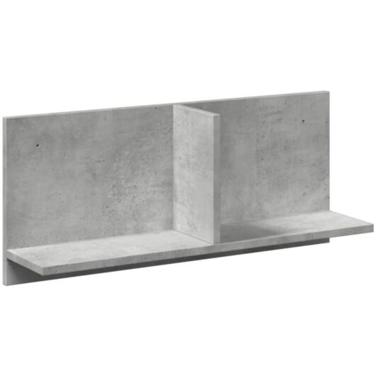 Wall Cabinet 70x16.5x30 cm Concrete Grey Engineered Wood vidaXL