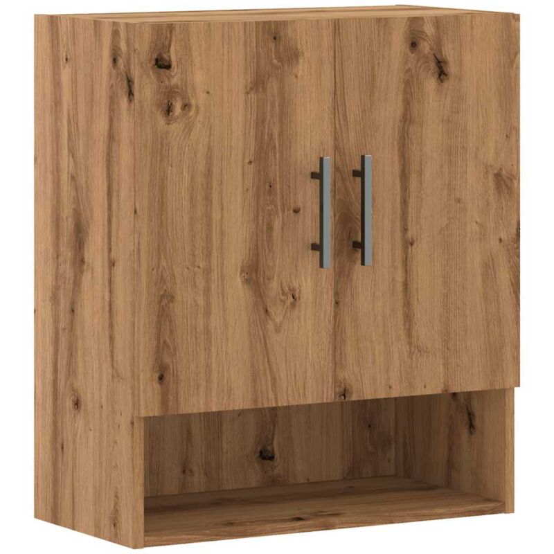 Wall Cabinet Artisan oak 60x31x70 cm Engineered Wood Vidaxl