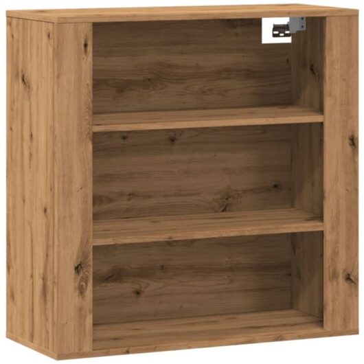 Wall Cabinet Artisian Oak 80x33x80 cm Engineered Wood Vidaxl