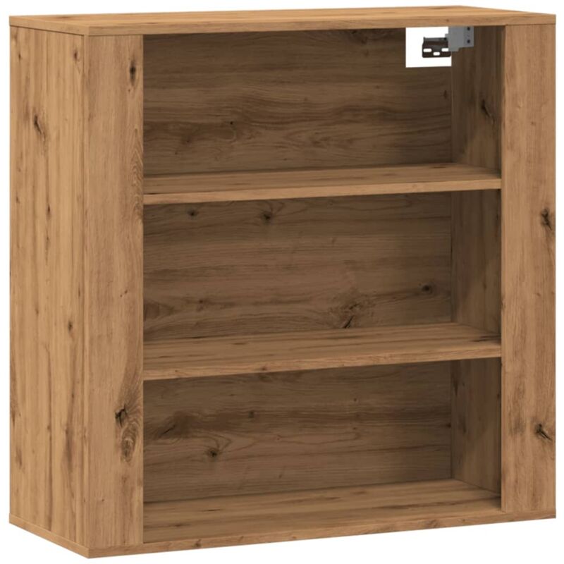 Wall Cabinet Artisian Oak 80x33x80 cm Engineered Wood Vidaxl
