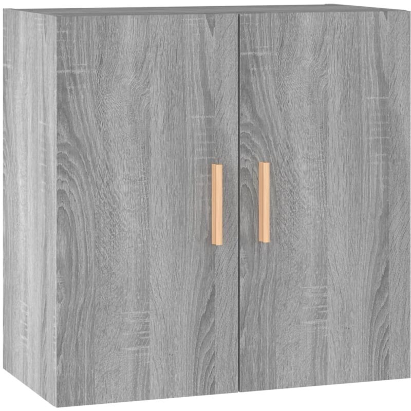 Wall Cabinet Grey Sonoma 60x30x60 cm Engineered Wood Vidaxl