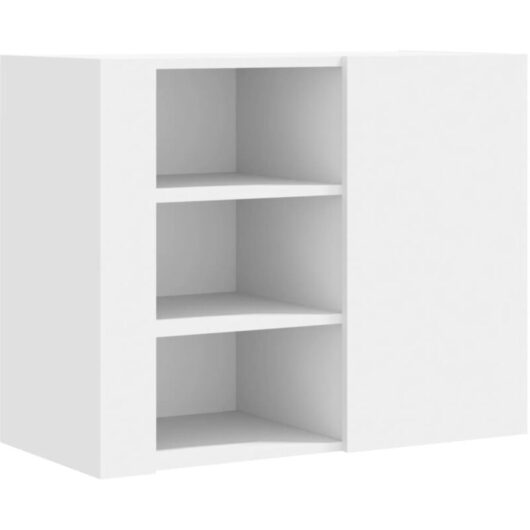 Wall Cabinet White 75x35x60 cm Engineered Wood vidaXL