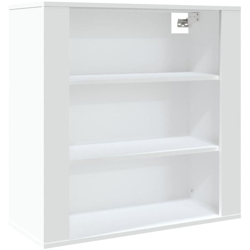 Wall Cabinet White 80x33x80 cm Engineered Wood vidaXL
