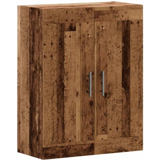 Wall Mounted Cabinet Old Wood 69.5x34x90 cm Engineered Wood Vidaxl