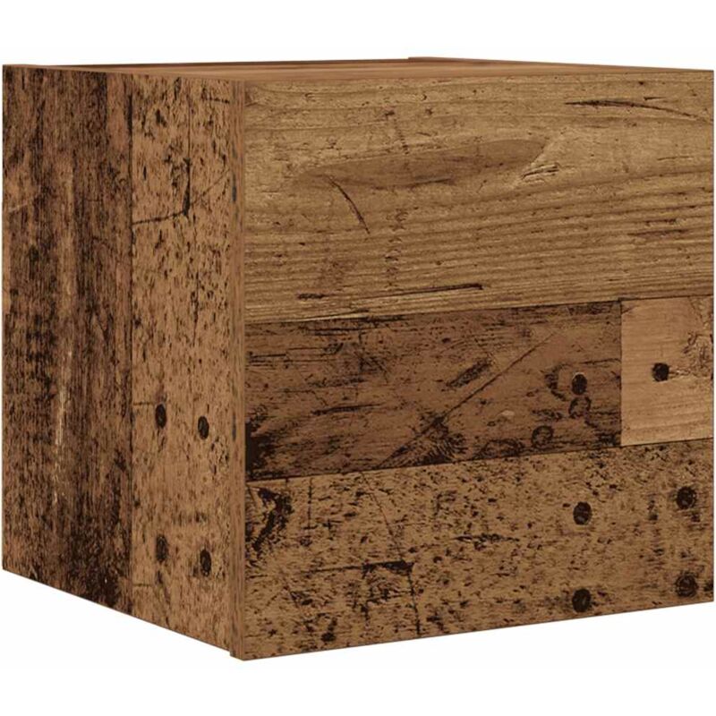 Wall Mounted tv Cabinet Old Wood 30.5x30x30 cm Vidaxl
