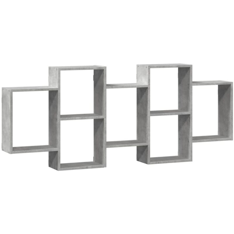 Wall Shelf Concrete Grey 159x18x65 cm Engineered Wood vidaXL
