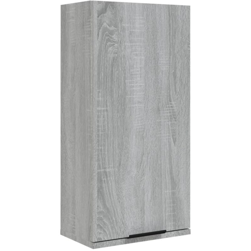 Wall-mounted Bathroom Cabinet Grey Sonoma 32x20x67 cm Vidaxl