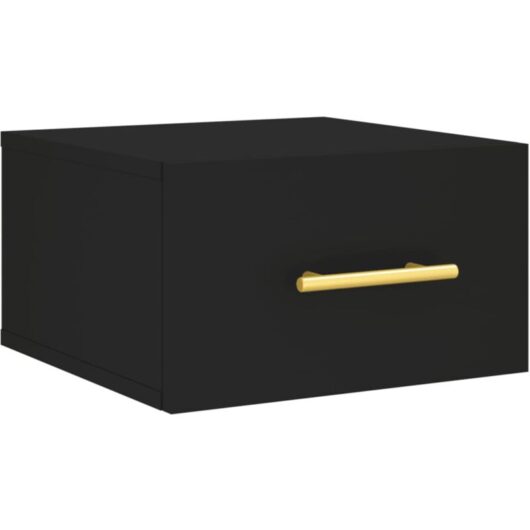 Wall-mounted Bedside Cabinet Black 35x35x20 cm Vidaxl