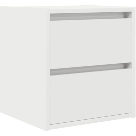 Wall-mounted Bedside Cabinet White 38x34x40 cm Vidaxl
