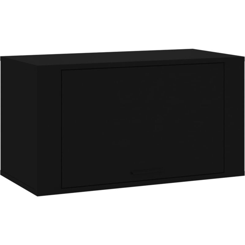 Wall-mounted Shoe Cabinet Black 70x35x38 cm Engineered Wood Vidaxl