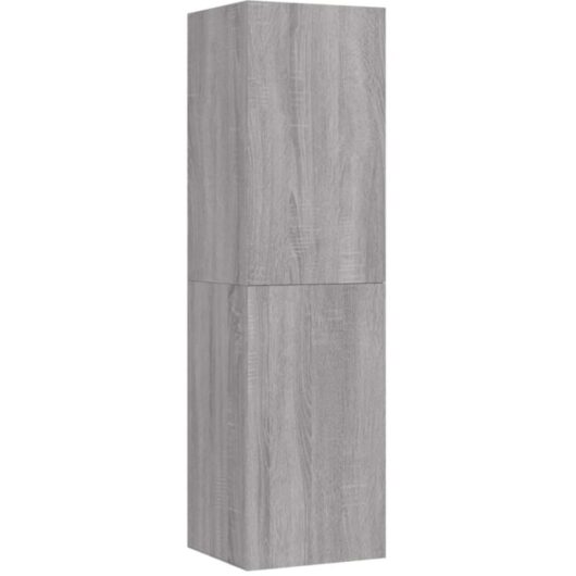 Wall-mounted tv Cabinet Grey Sonoma 30.5x30x110 cm Vidaxl