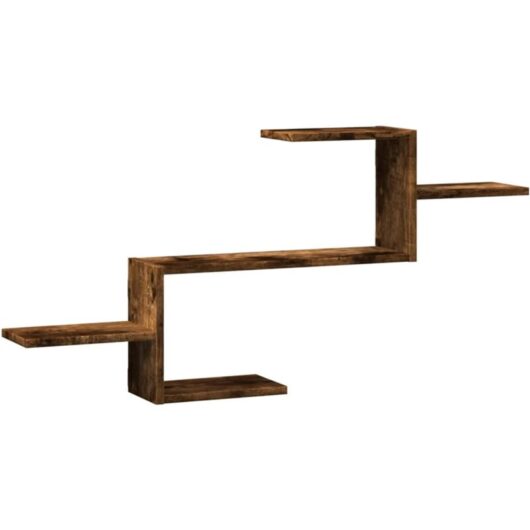 Vidaxl - Wall Shelf Smoked Oak 104x15x49 cm Engineered Wood