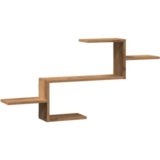 Wall Shelf Artisian Oak 104x15x49 cm Engineered Wood vidaXL