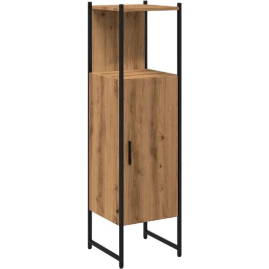 Vidaxl - Bathroom Cabinet Artisan Oak 33x33x120.5 cm Engineered Wood
