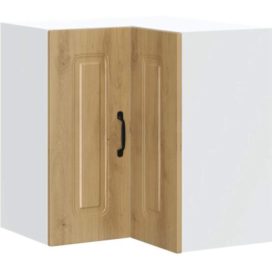 Vidaxl - Kitchen Wall Corner Cabinet Kalmar Artisan Oak Engineered Wood