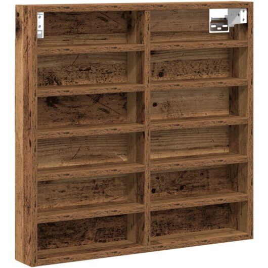 Vidaxl - Vitrine Cabinet Old Wood 60x8,5x58 cm Engineered Wood