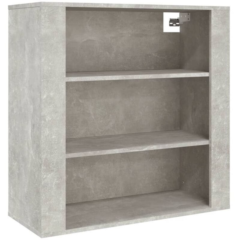 Vidaxl - Wall Cabinet Concrete Grey 80x33x80 cm Engineered Wood
