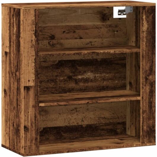 Vidaxl - Wall Cabinet Old Wood 80x33x80 cm Engineered Wood