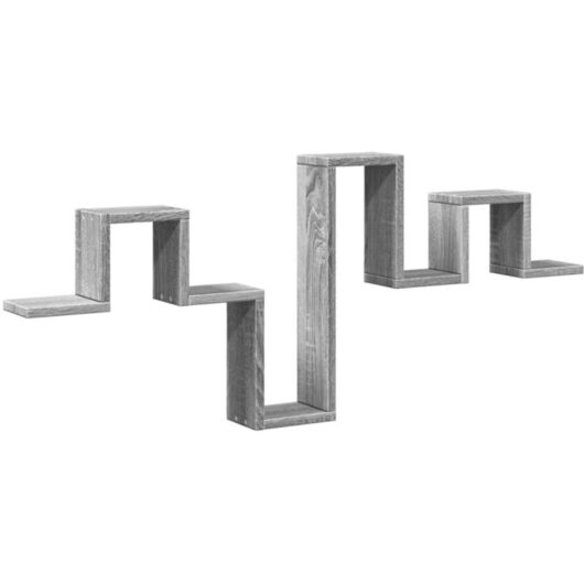 Vidaxl - Wall Shelf Grey Sonoma 104.5x10x43 cm Engineered Wood