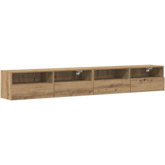 Vidaxl - tv Wall Cabinet Artisan oak Wood Medium tv Stand Rectangular