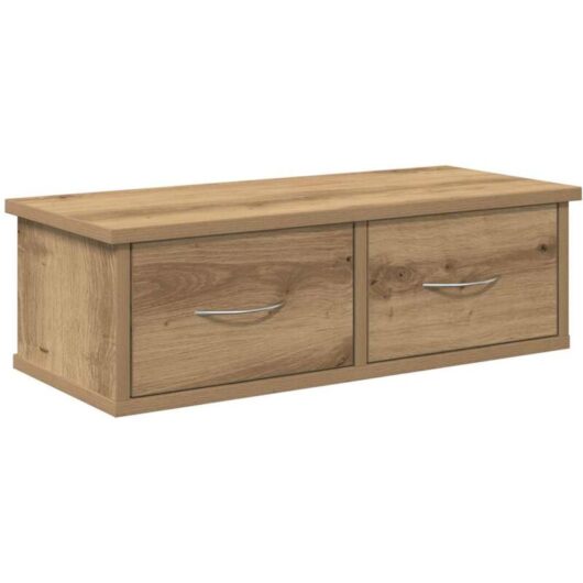 Wall Cabinet Artisan Oak 60x26x18.5 cm Engineered Wood vidaXL
